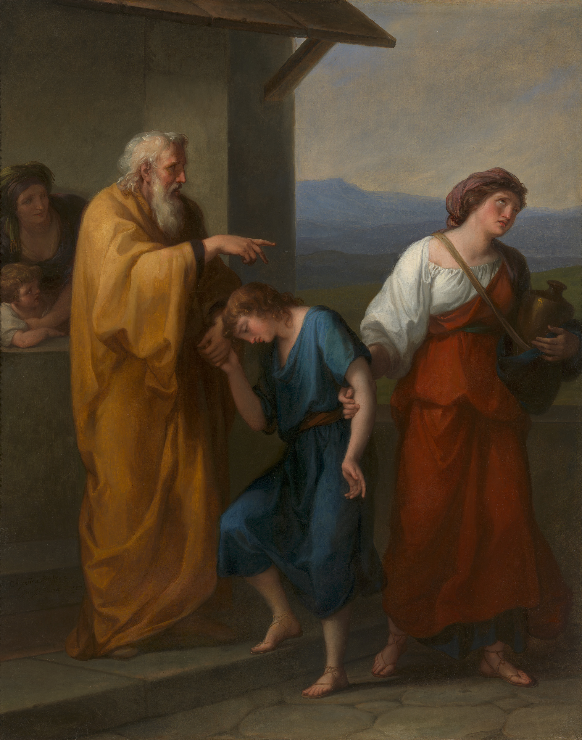 Angelica Kauffman Abraham Driving Out Hagar And Ishmael Pictures Lowell Libson Jonny Yarker Ltd